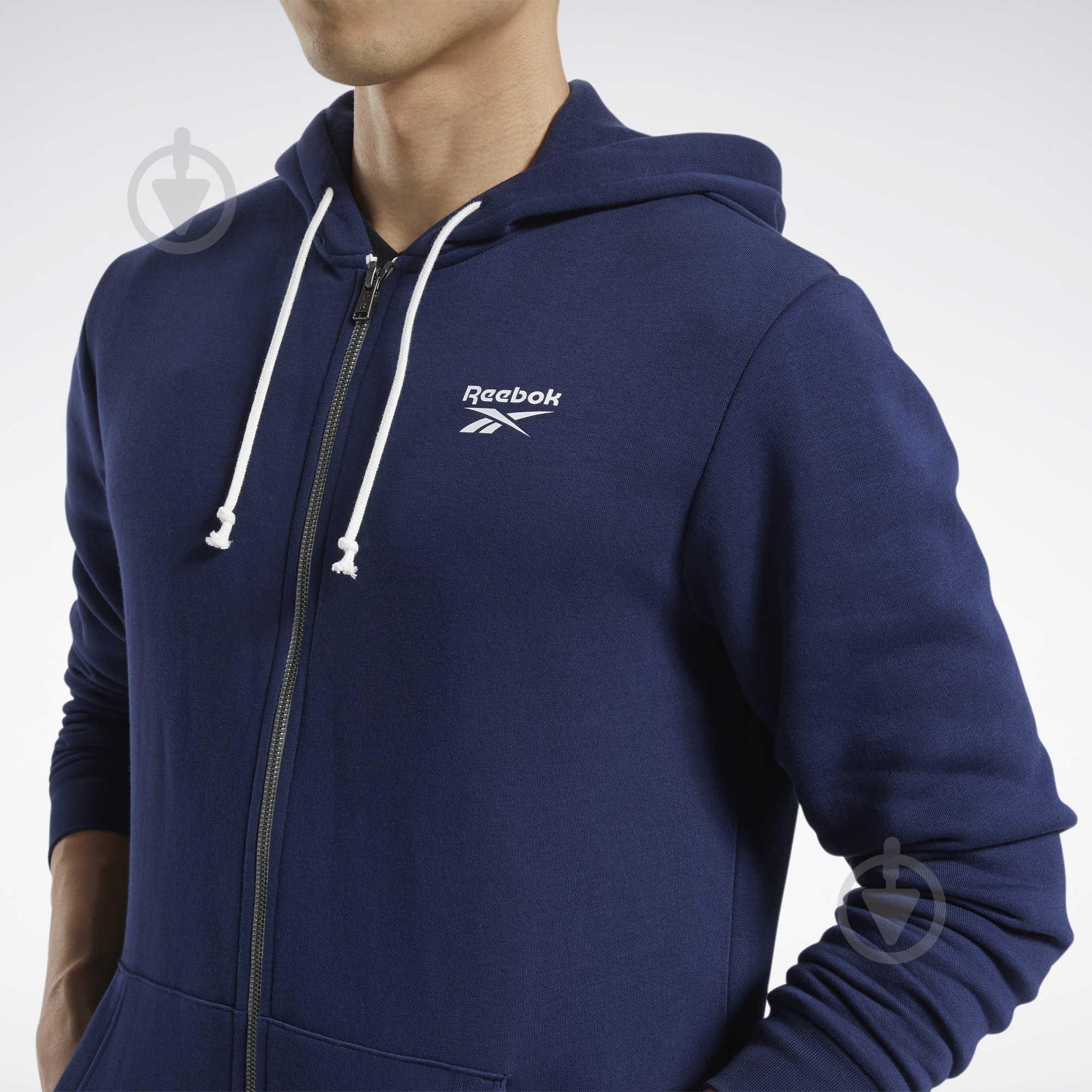 Джемпер Reebok FU3230 р. XL синий - фото 4 Джемпер Reebok FU3230 р. XL синий - фото 4