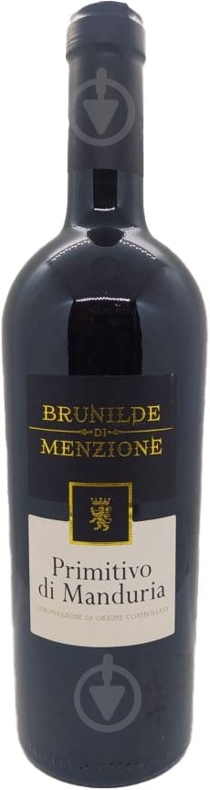Вино Primitivo di Manduria DOC Brunilde di Menzione красное полусухое 0,75 л - фото 1 Вино Primitivo di Manduria DOC Brunilde di Menzione красное полусухое 0,75 л - фото 1