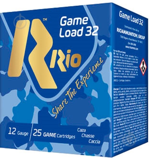 Патрони RIO Game Load-32 Disperser 12/70 (3)/32 г 1441.02.88 - фото 1 Патрони RIO Game Load-32 Disperser 12/70 (3)/32 г 1441.02.88 - фото 1