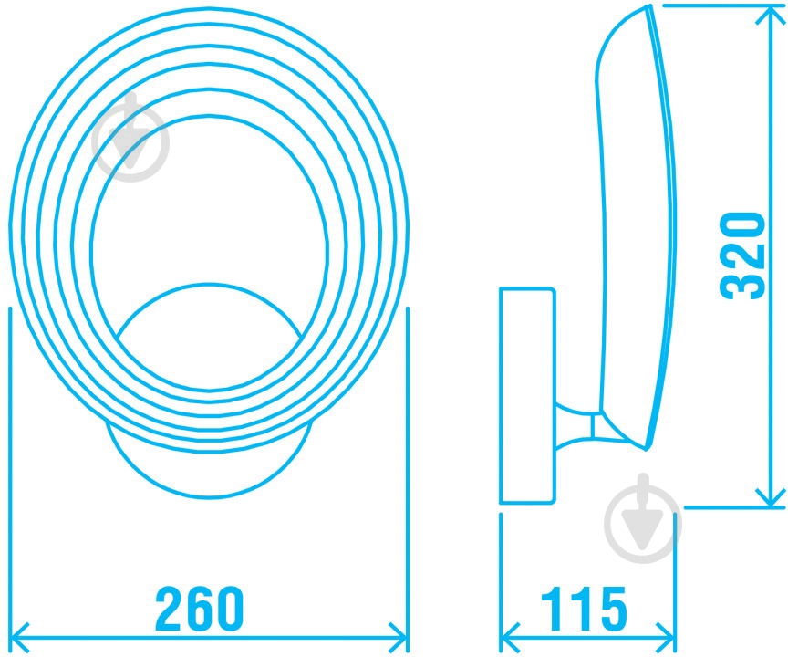 Бра Victoria Lighting LED 12 Вт белый Fleur/AP1 - фото 3