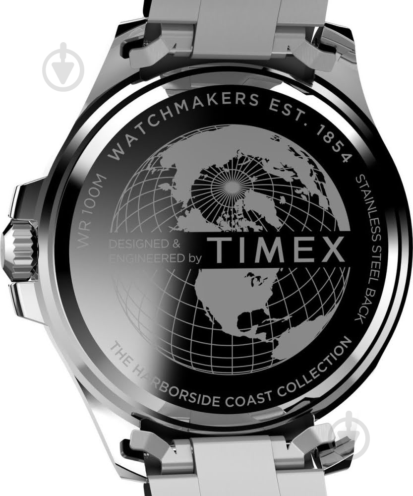 Наручные часы Harborside Coast Timex silver (Tx2v91900) - фото 8 Наручные часы Harborside Coast Timex silver (Tx2v91900) - фото 8