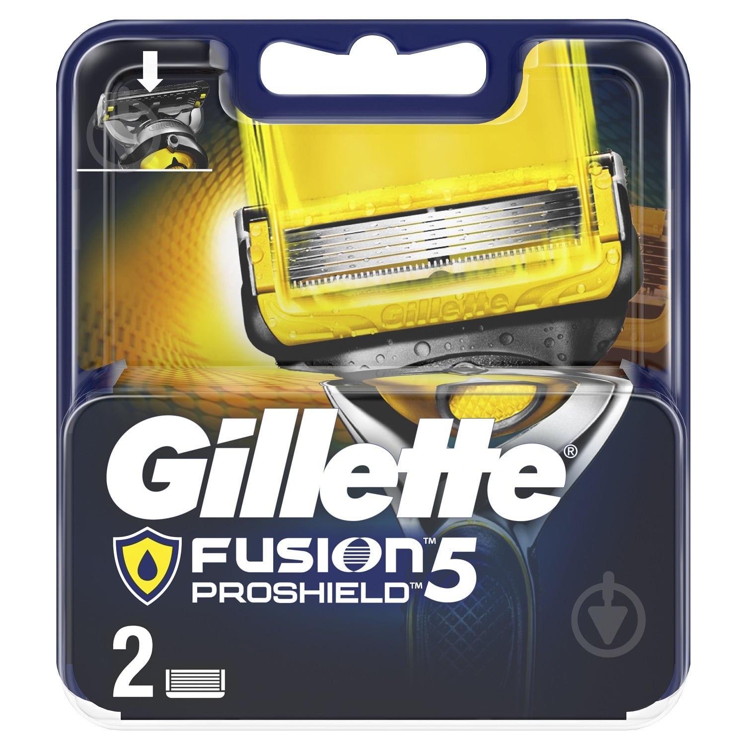 Сменный картридж Gillette Fusion 5 Proshield 2 шт. - фото 2