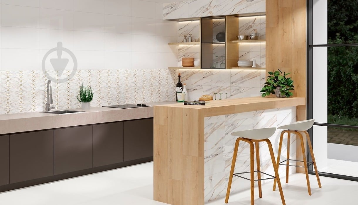 Плитка Cersanit Luna gold glossy 29,7x60 см - фото 9