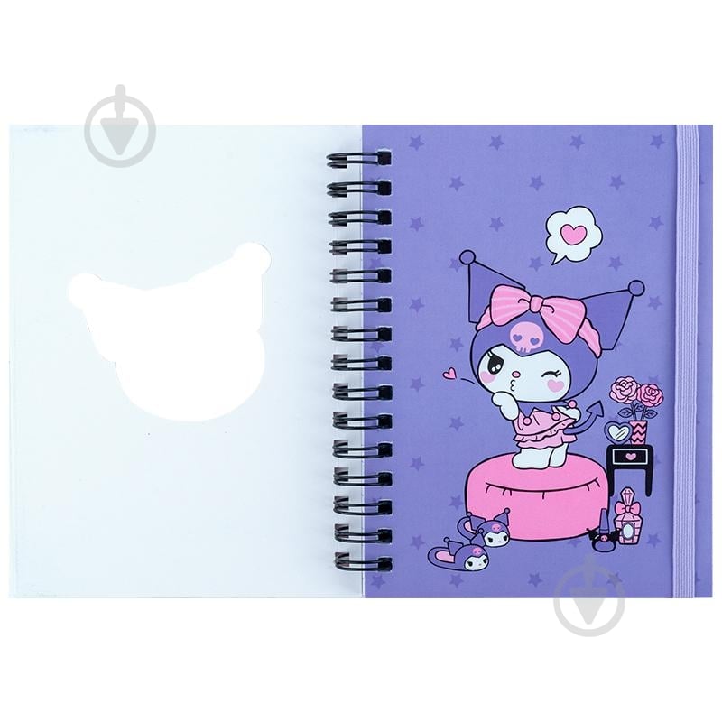 Блокнот KITE Kuromi 80 арк. А6 HK25-229-2 - фото 2 Блокнот KITE Kuromi 80 арк. А6 HK25-229-2 - фото 2