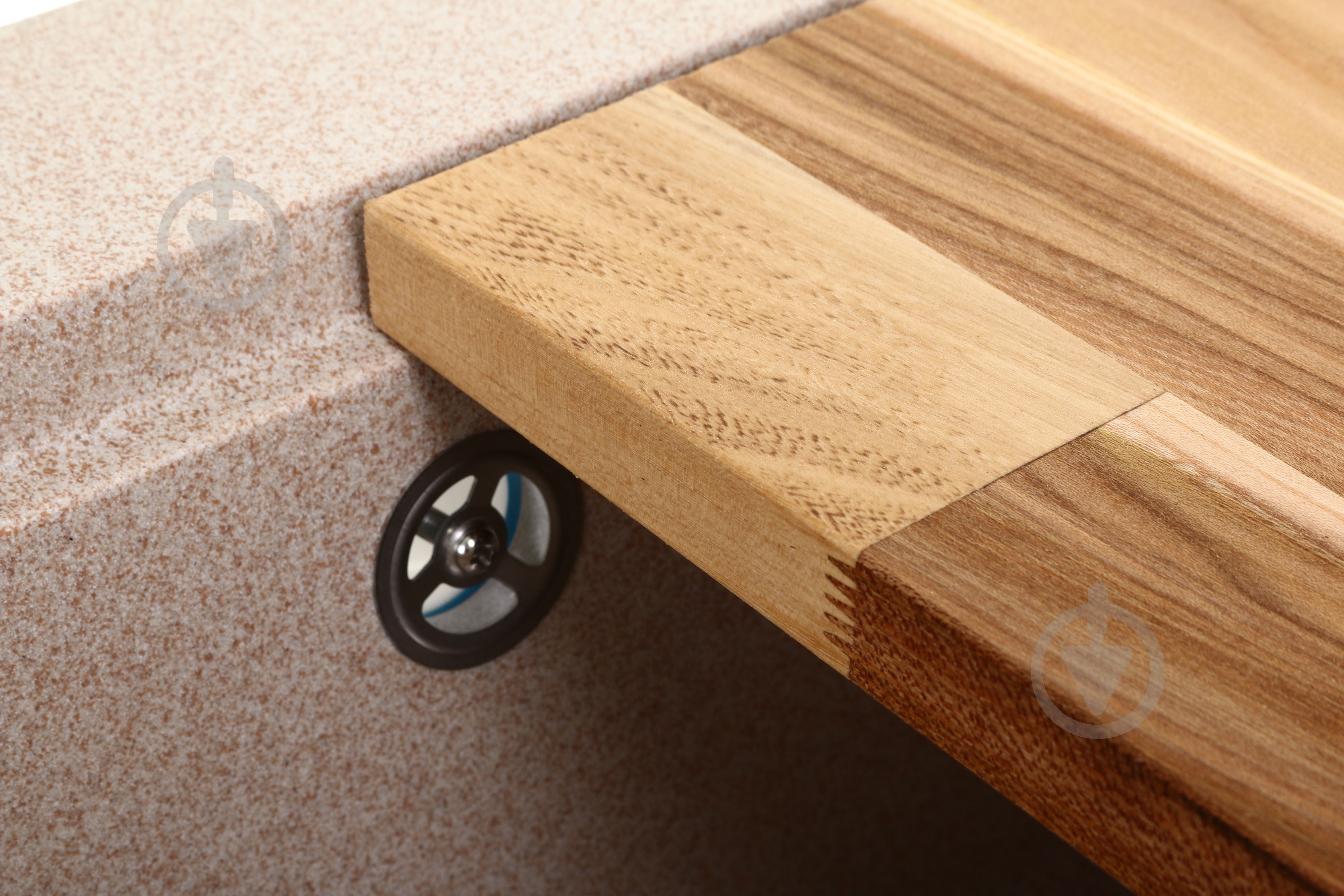 Мойка ScandiSPA из кварцевого песка Delta avena GMD620aD + деревянная дощечка - фото 5