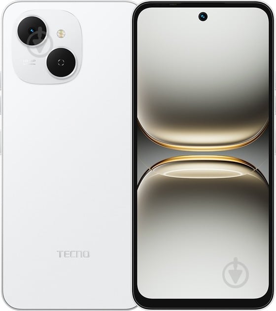 Смартфон Tecno Spark 40C (KM4k) 4/128GB veil white (4894947093036) - фото 1 Смартфон Tecno Spark 40C (KM4k) 4/128GB veil white (4894947093036) - фото 1