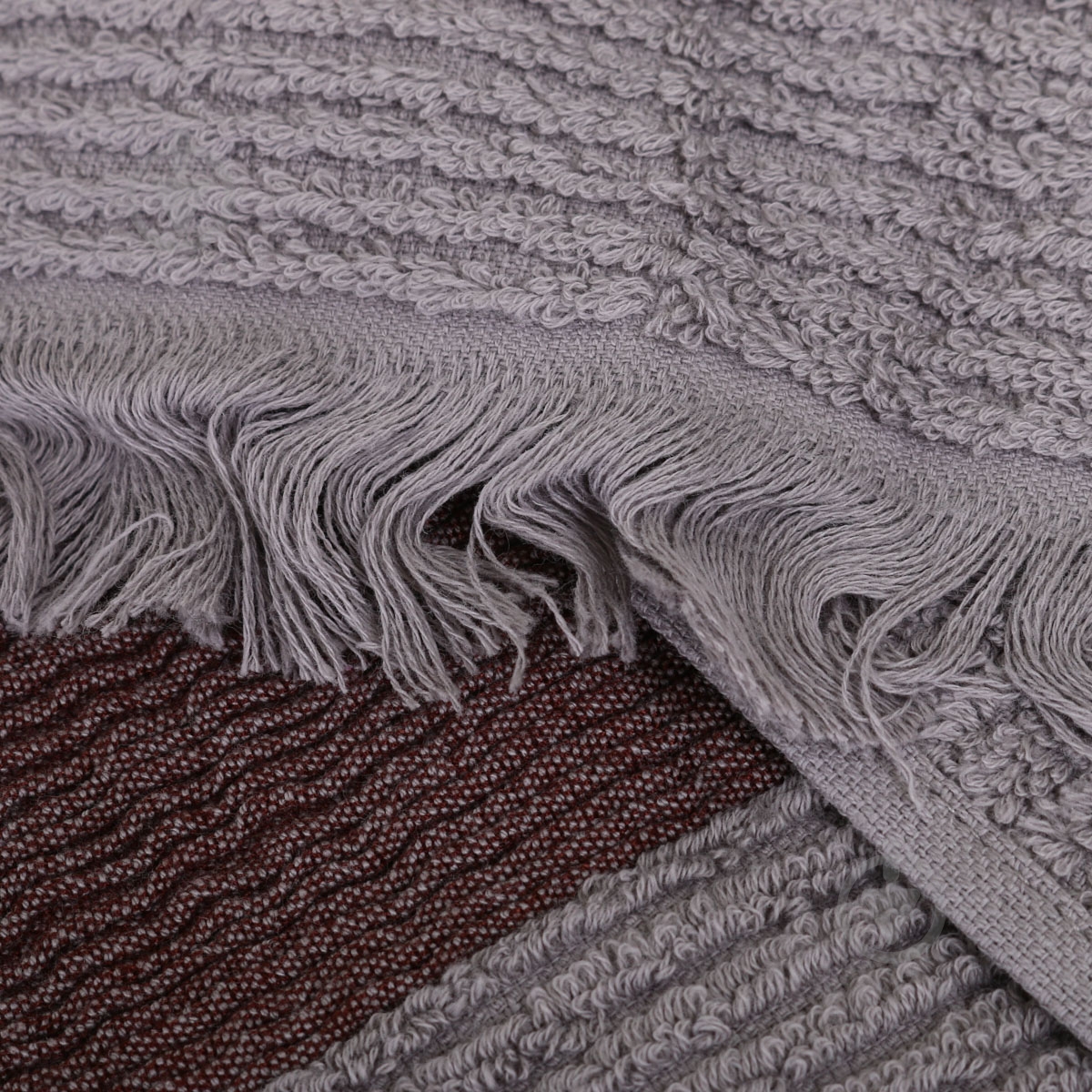 Набор полотенец махровых серебристый BILTEX - фото 3