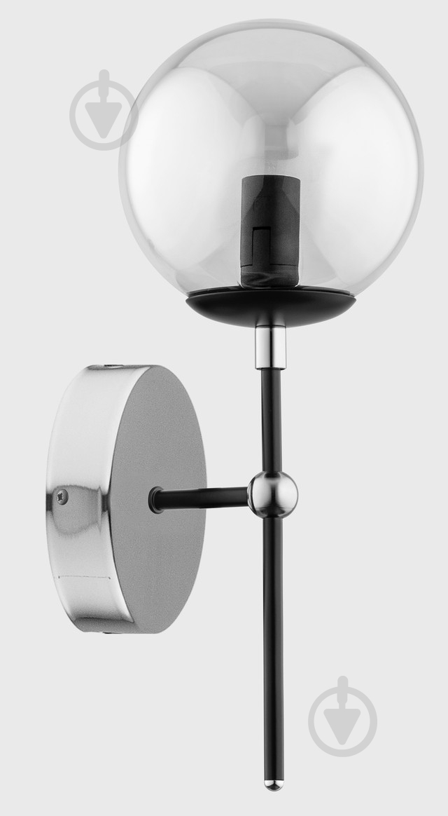 Бра ALFA Krab 1x40 Вт E14 черный/хром 60897 - фото 1 Бра ALFA Krab 1x40 Вт E14 черный/хром 60897 - фото 1