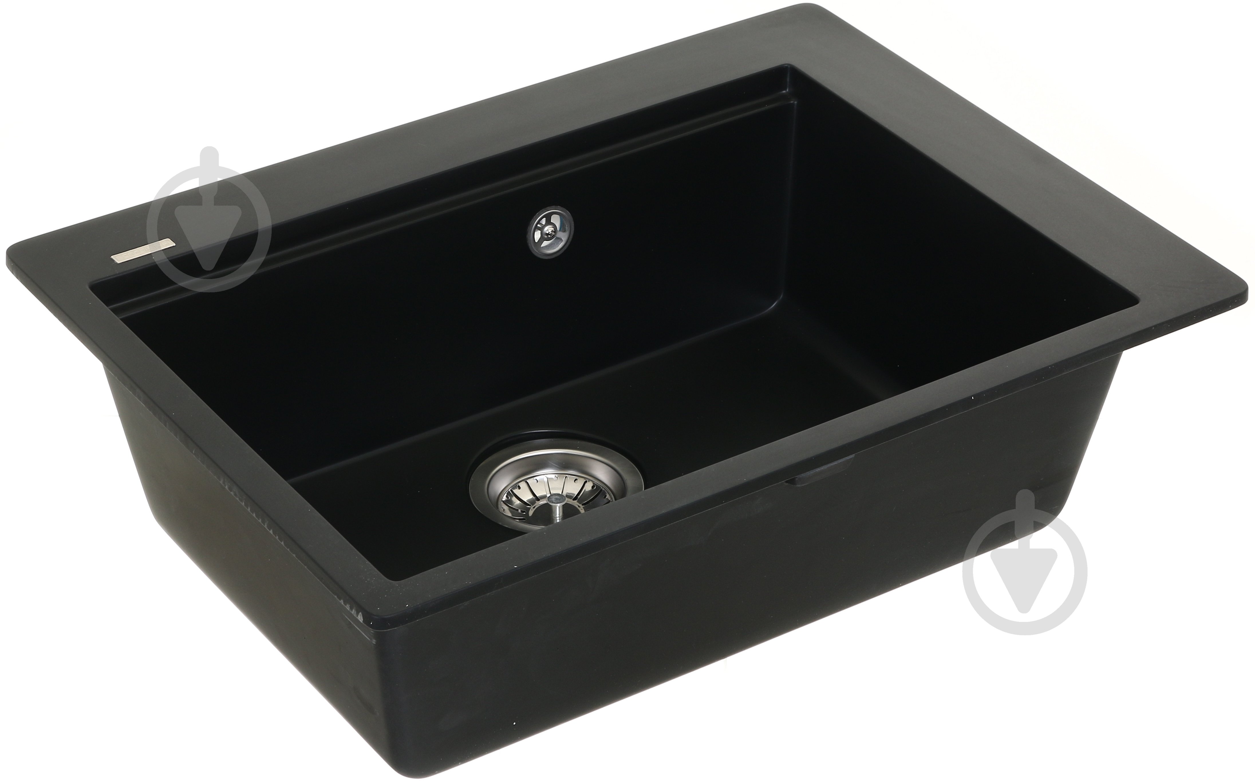 Мойка ScandiSPA из кварцевого песка Delta black D GMD620bD + деревянная дощечка - фото 3 Мойка ScandiSPA из кварцевого песка Delta black D GMD620bD + деревянная дощечка - фото 3