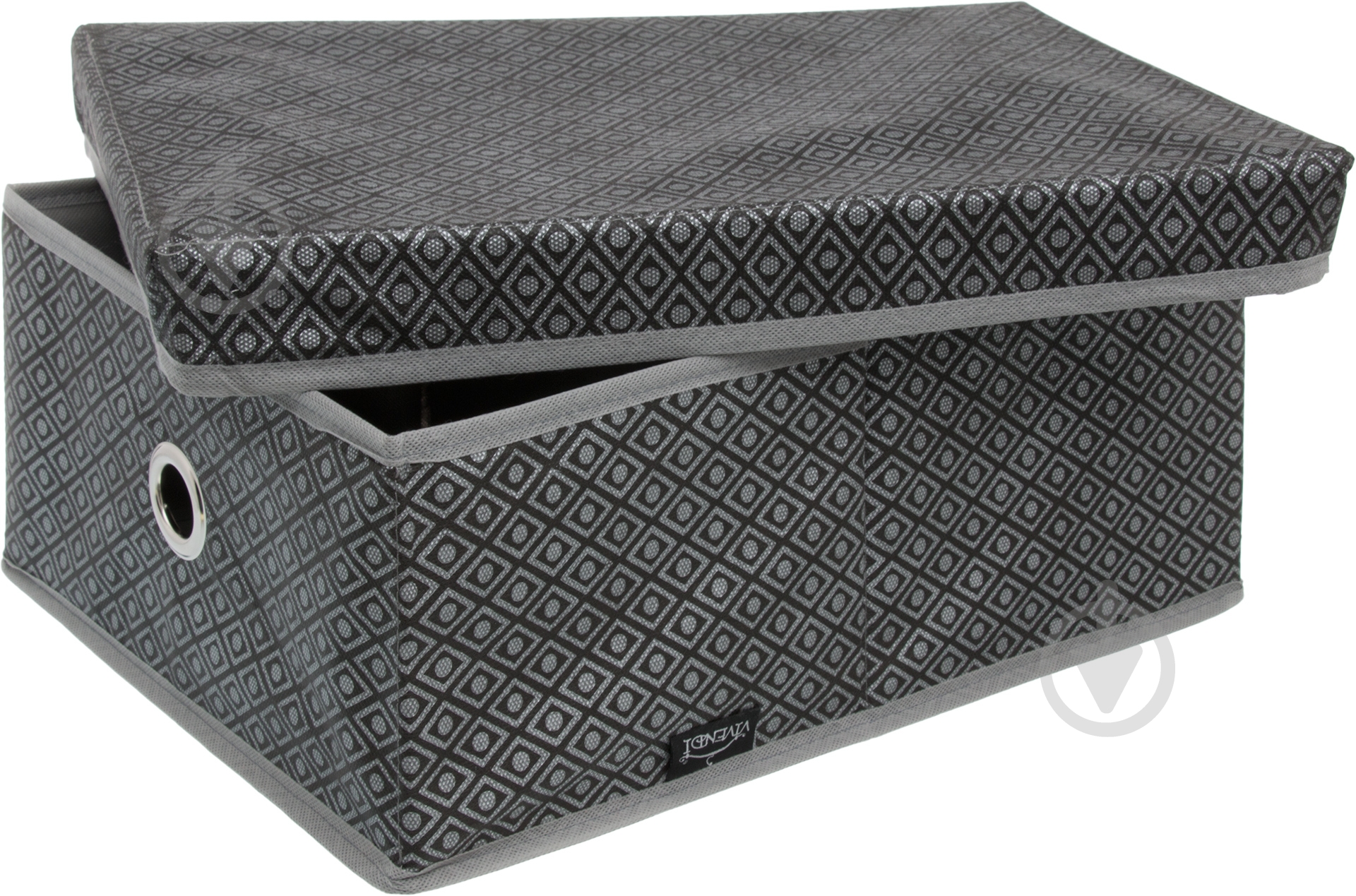 Короб складаний Vivendi 7107 Silver із кришкою 160x400x300 мм - фото 1