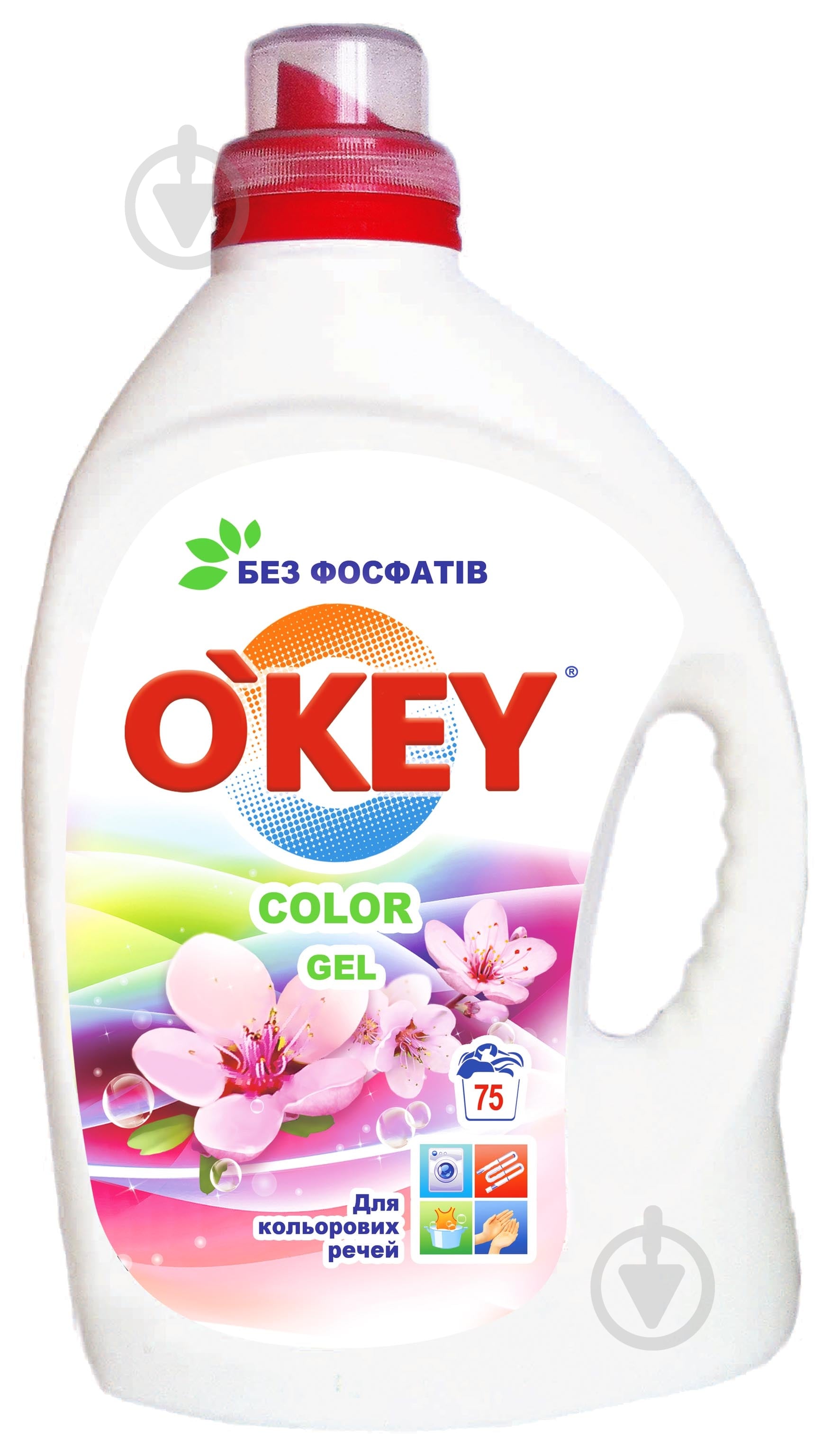 Гель для машинной и ручной стирки O'KEY Color 3 л - фото 1