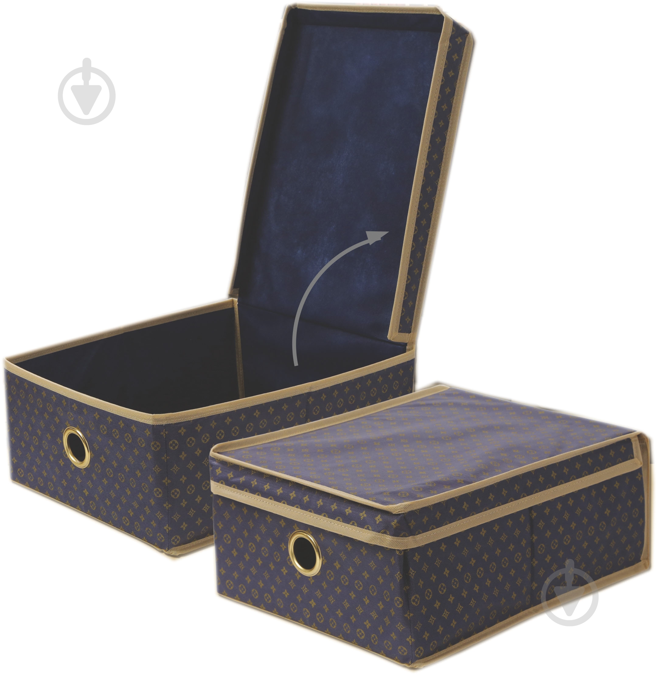 Короб для зберігання Vivendi 7102 LUI Gold 300x300x400 мм - фото 4