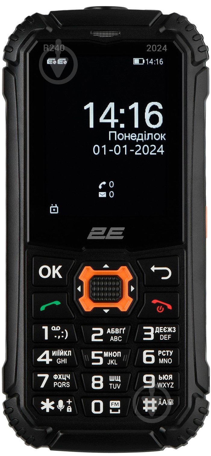 Мобильный телефон 2E R240 2025 black 0694743657623 - фото 6