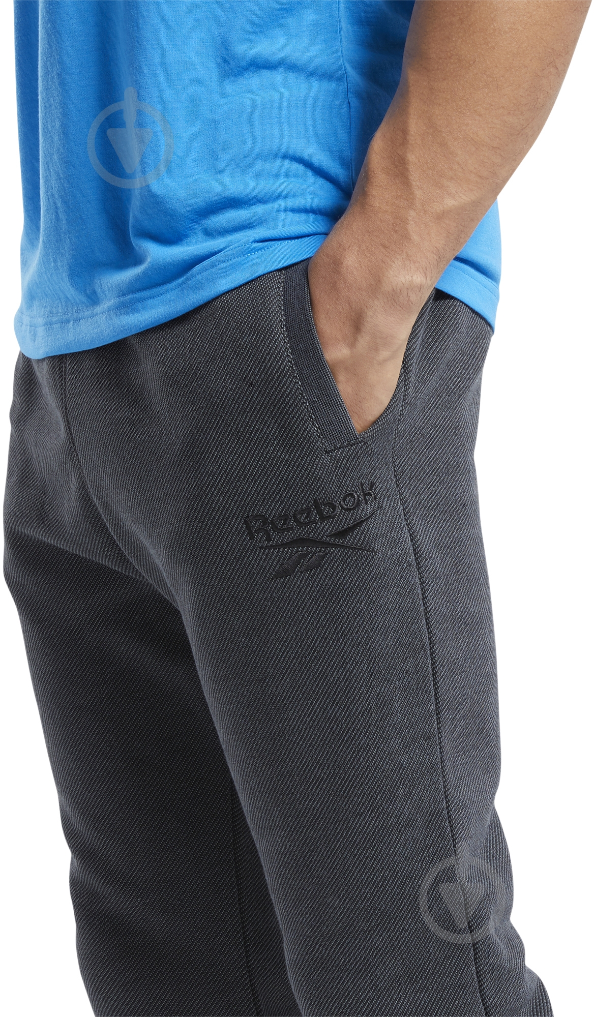 Брюки Reebok FU3235 р. XL черный - фото 3 Брюки Reebok FU3235 р. XL черный - фото 3