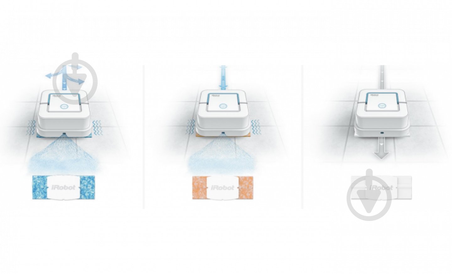 Робот-пылесос iRobot Braava JET240 white - фото 14