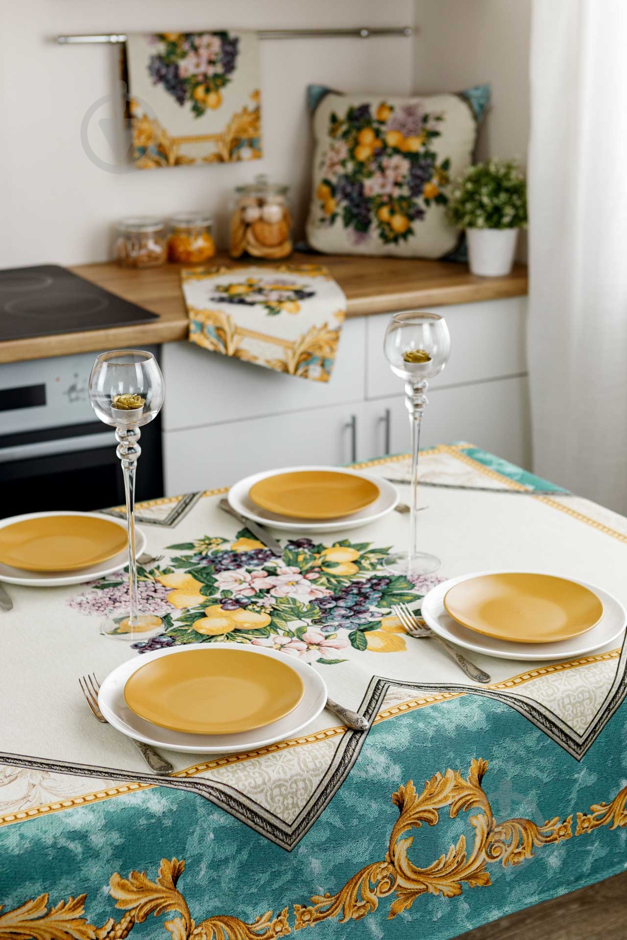 Скатерть Verna 90x100 см разноцветный Прованс - фото 5