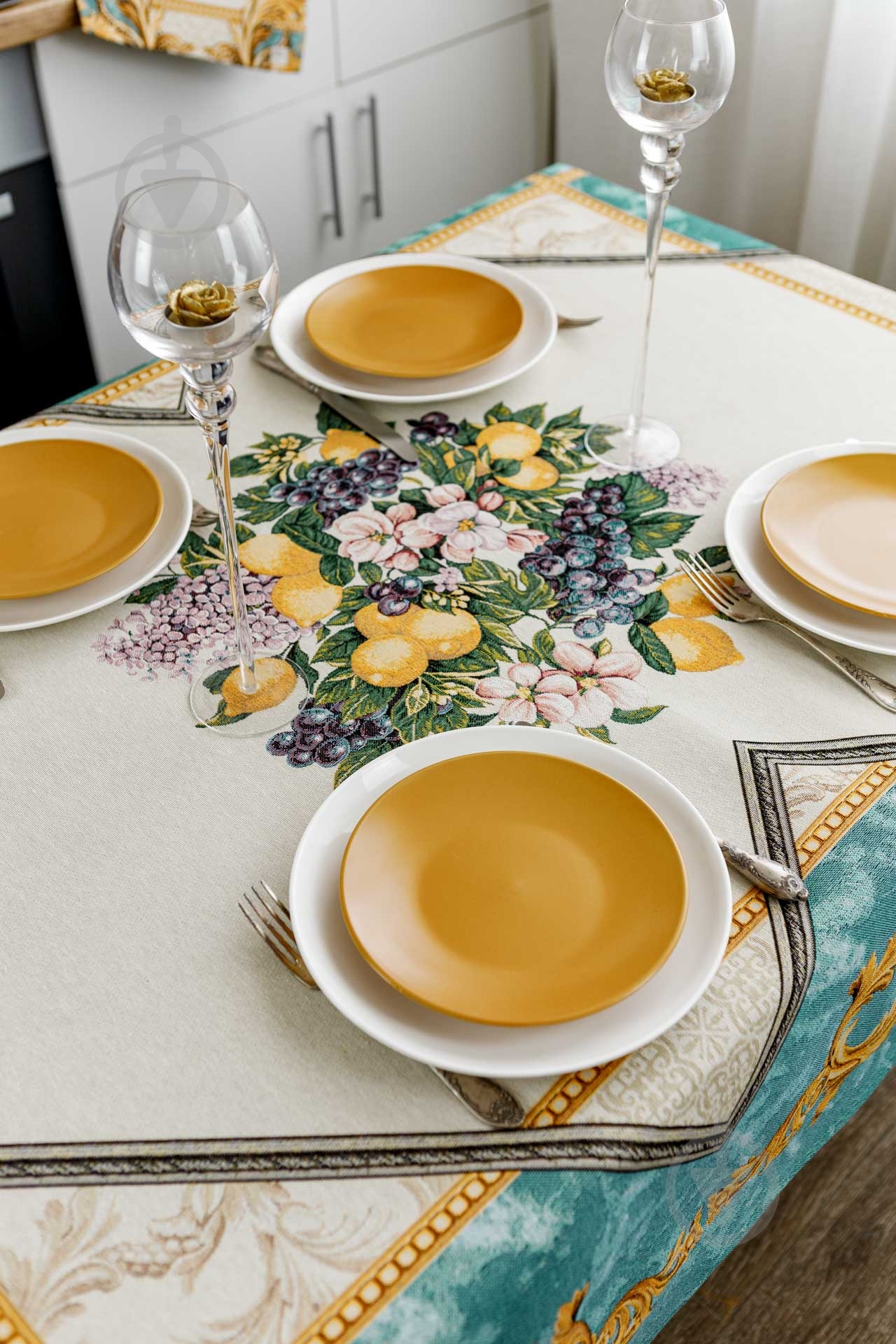 Скатерть Verna 90x100 см разноцветный Прованс - фото 4