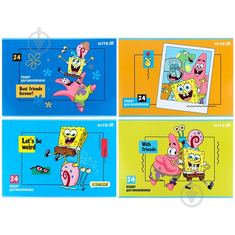 Альбом для рисования Sponge Bob 24 лист. SB25-242 KITE - фото 1 Альбом для рисования Sponge Bob 24 лист. SB25-242 KITE - фото 1