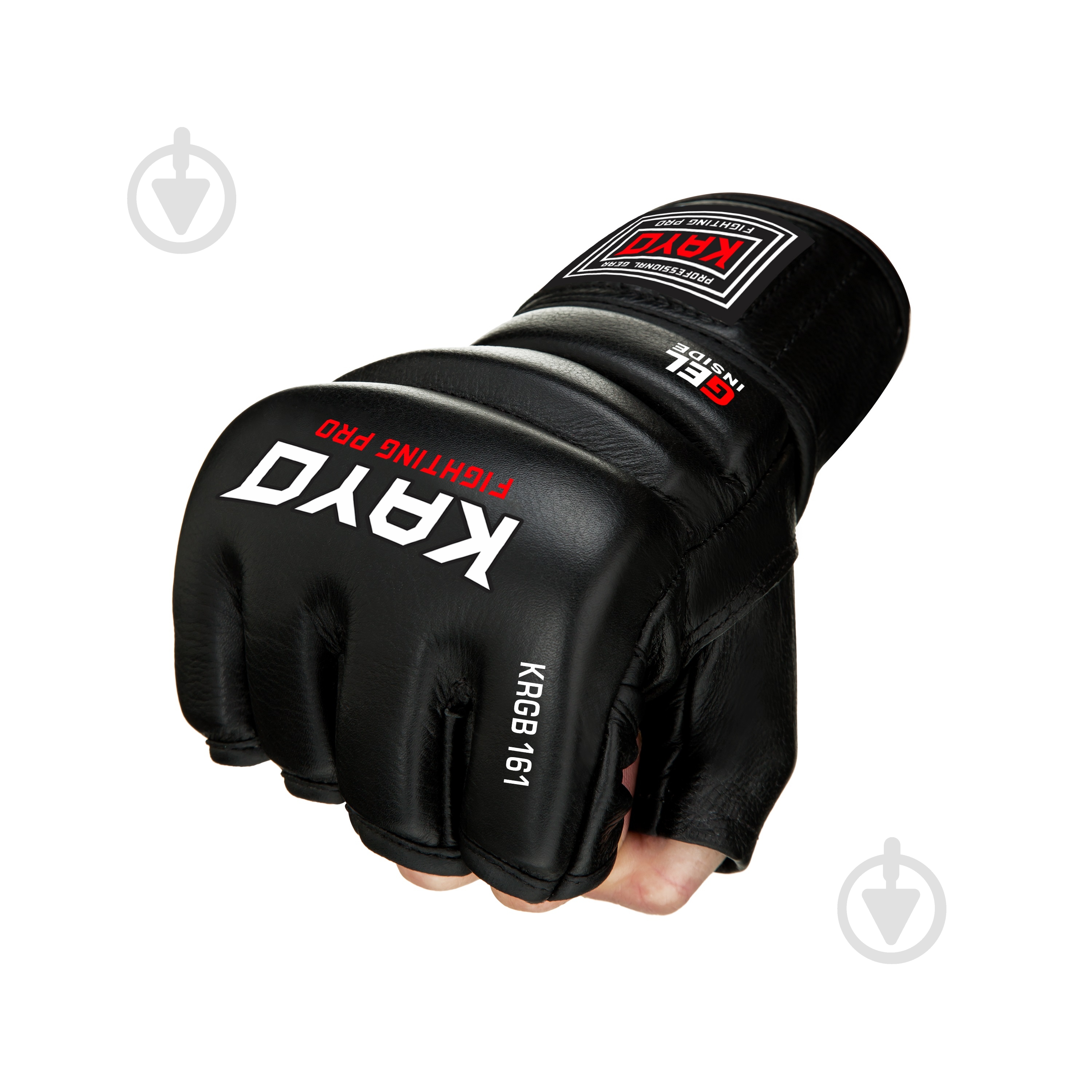 Перчатки для MMA KAYO KRGB-161L р. L черный - фото 1 Перчатки для MMA KAYO KRGB-161L р. L черный - фото 1