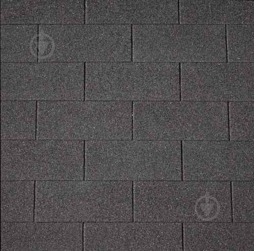 Битумная черепица IKO Number One 3Tab Black (01) 3,0 кв.м - фото 1 Битумная черепица IKO Number One 3Tab Black (01) 3,0 кв.м - фото 1