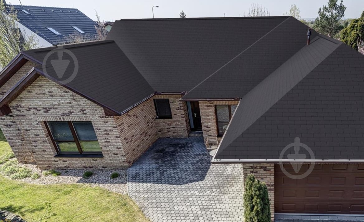 Битумная черепица IKO Number One 3Tab Black (01) 3,0 кв.м - фото 3 Битумная черепица IKO Number One 3Tab Black (01) 3,0 кв.м - фото 3