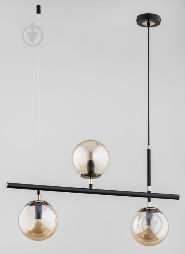 Люстра подвесная ALFA Fingo 40 Вт E14 черный 63037 - фото 1