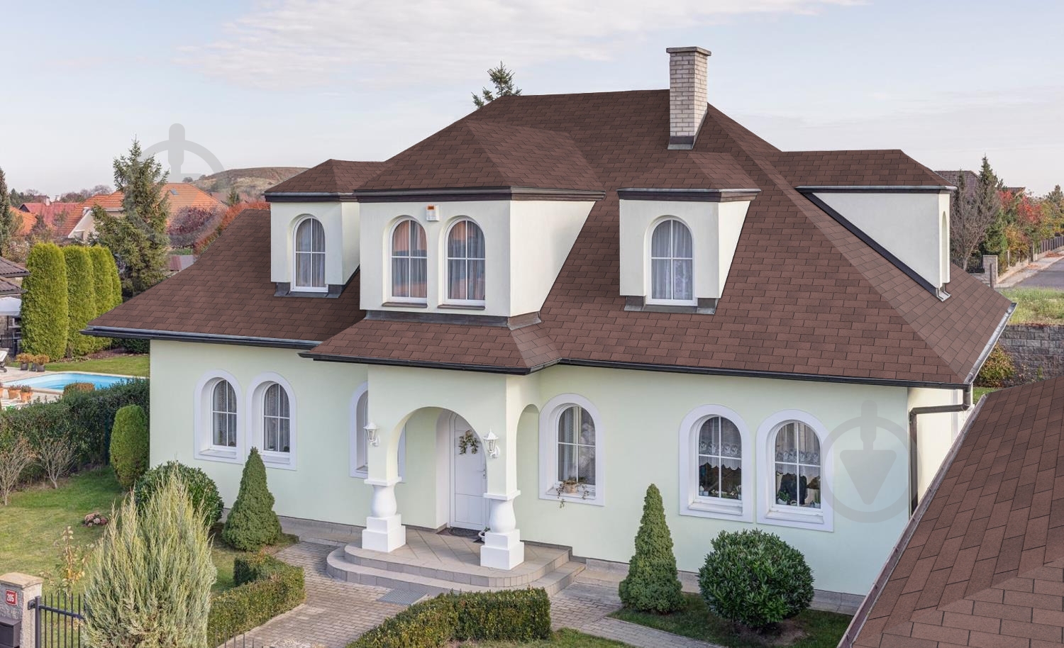 Битумная черепица IKO Number One 3Tab Dual Brown (07) - фото 3