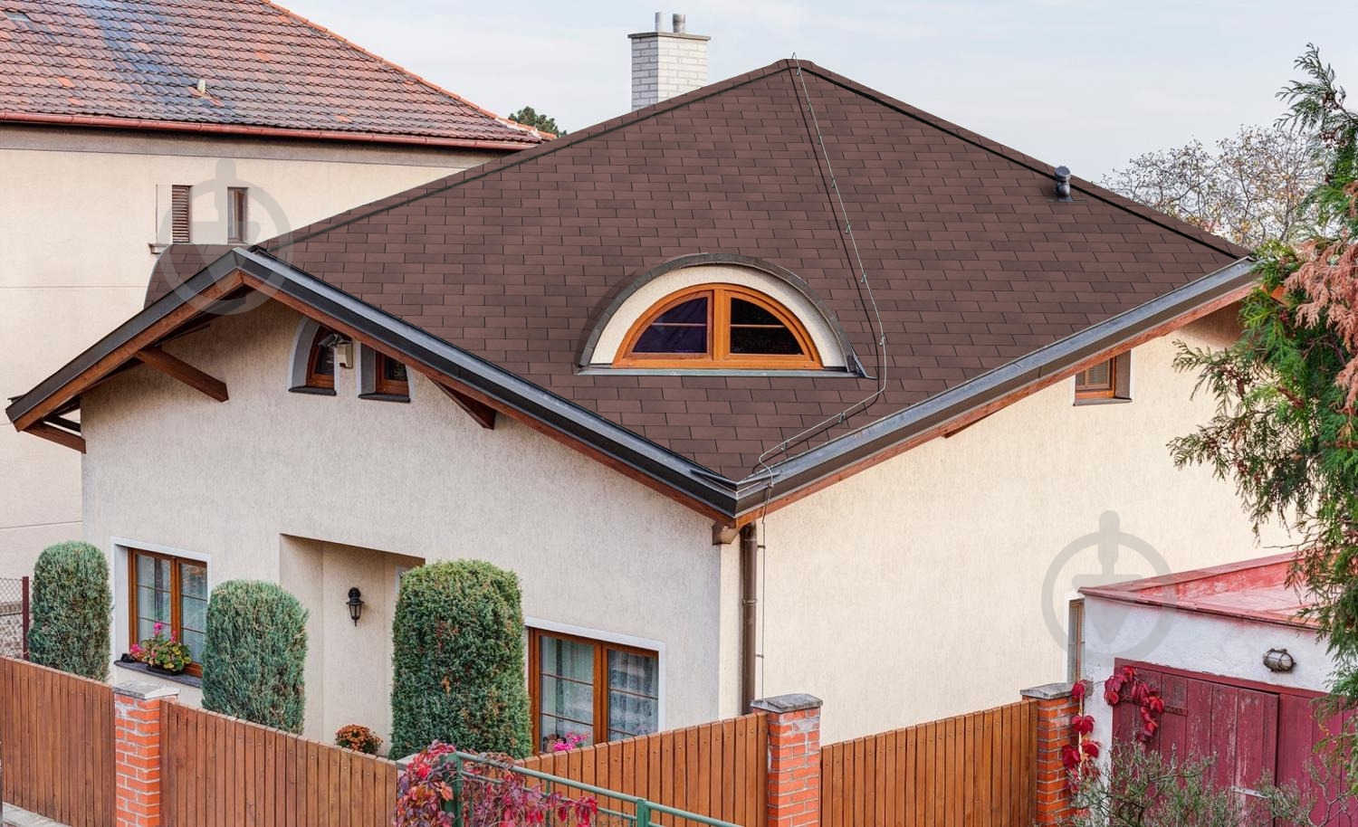 Битумная черепица IKO Number One 3Tab Dual Brown (07) - фото 2