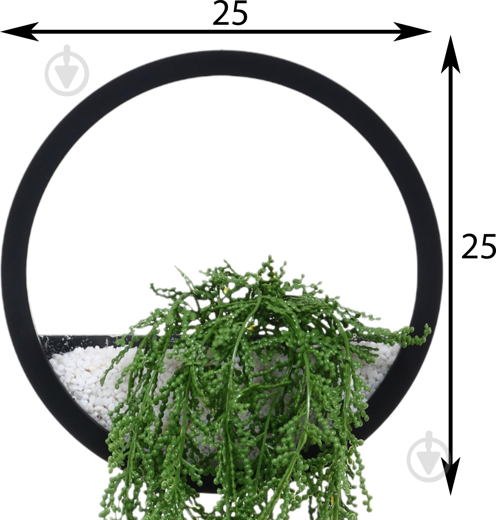 Декор настенный NCircle d25 черный - фото 2