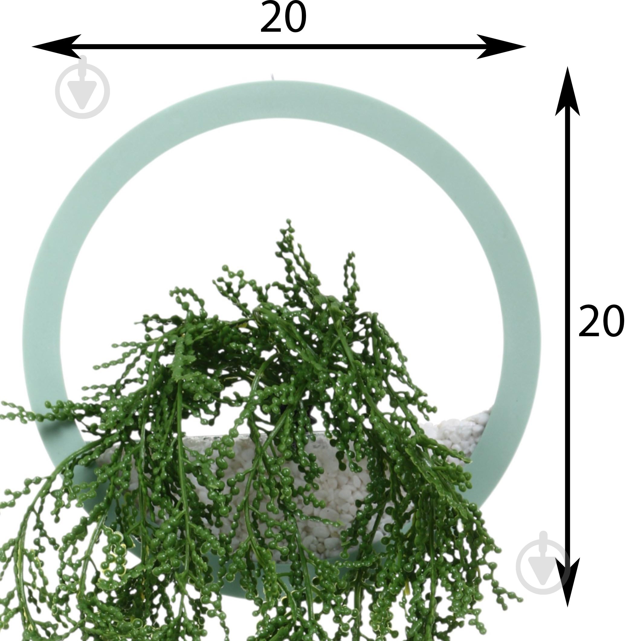 Декор настенный NCircle d20 эвкалиптовый - фото 2 Декор настенный NCircle d20 эвкалиптовый - фото 2
