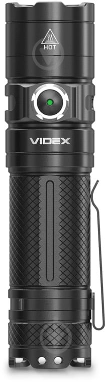 Ліхтарик портативний Videx VLF-A355C чорний - фото 1 Ліхтарик портативний Videx VLF-A355C чорний - фото 1
