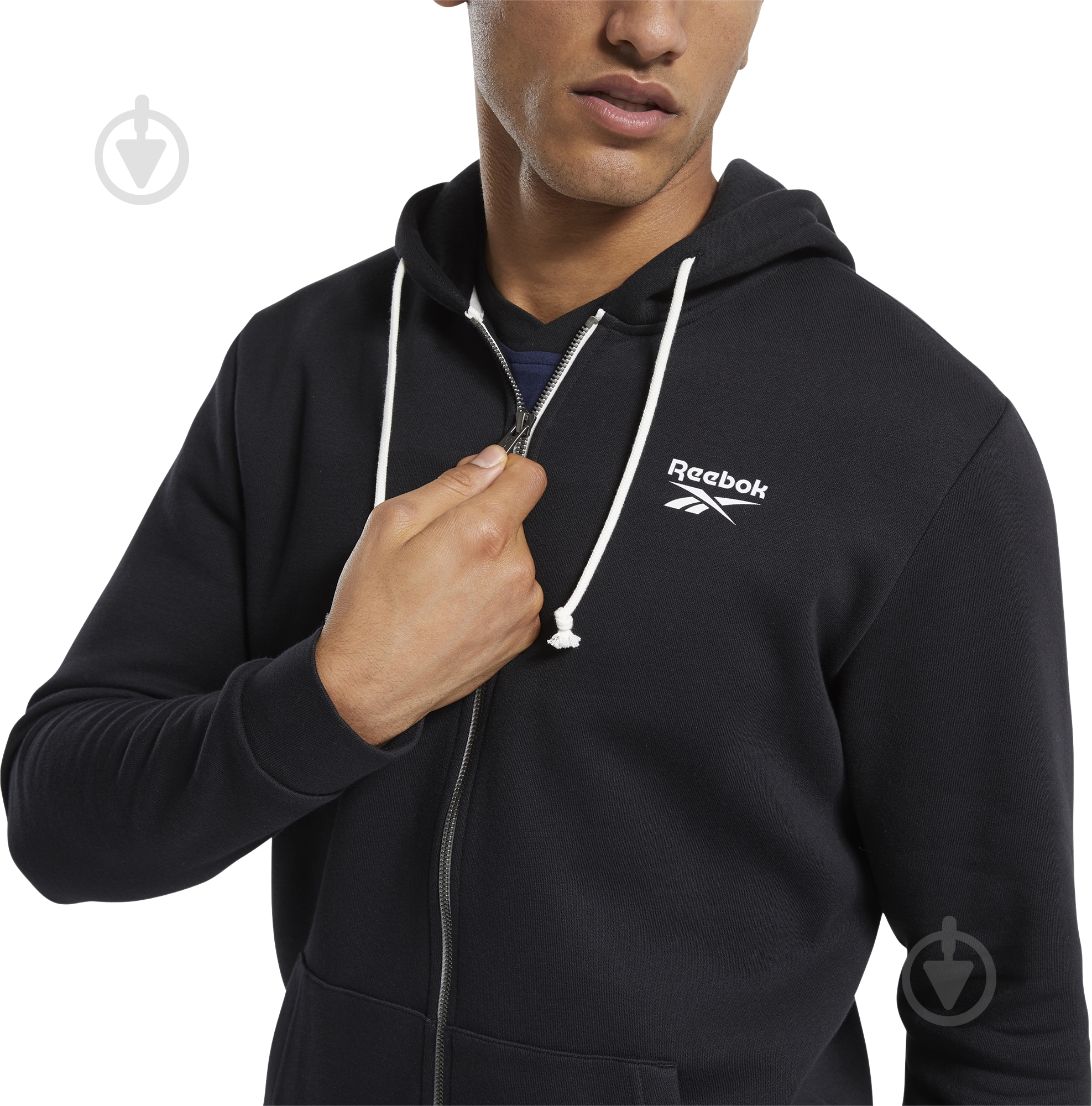 Джемпер Reebok FU3241 р. 2XL черный - фото 3 Джемпер Reebok FU3241 р. 2XL черный - фото 3