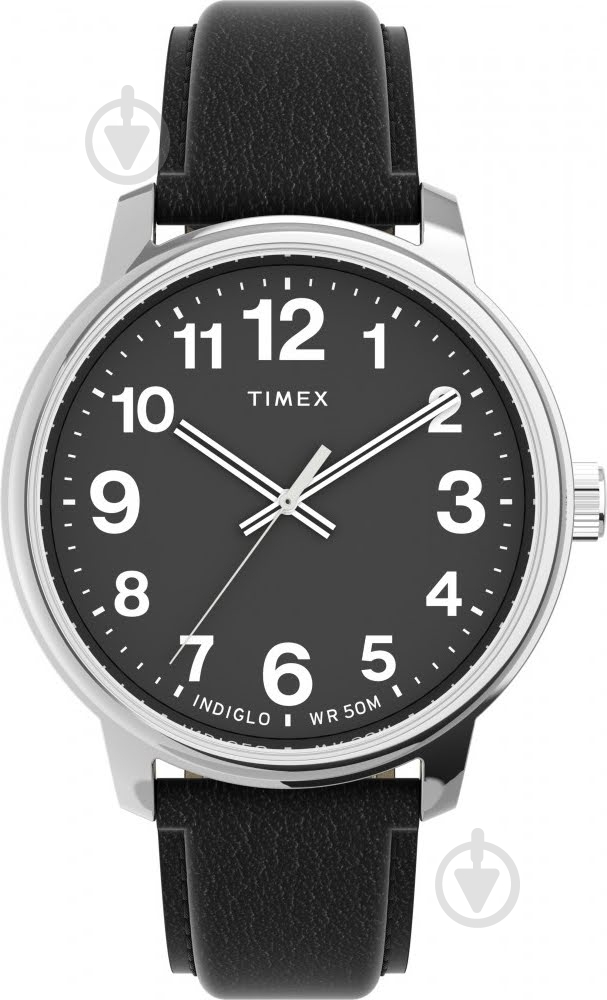 Наручные часы Easy Reader Timex silver (Tx2v21400) - фото 1 Наручные часы Easy Reader Timex silver (Tx2v21400) - фото 1