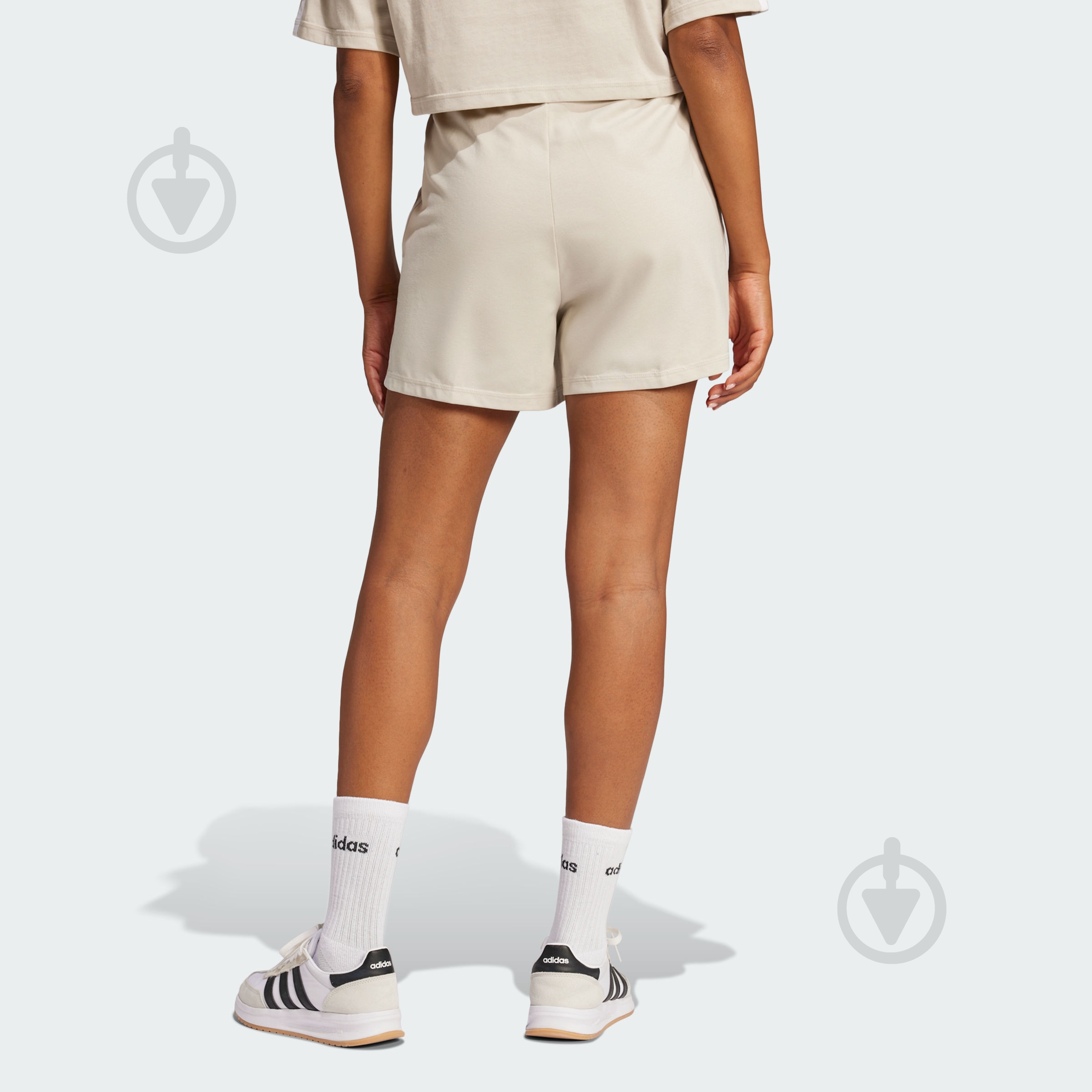 Шорти Adidas W 3S SJ SHO JE1195 р. XS сірий - фото 2