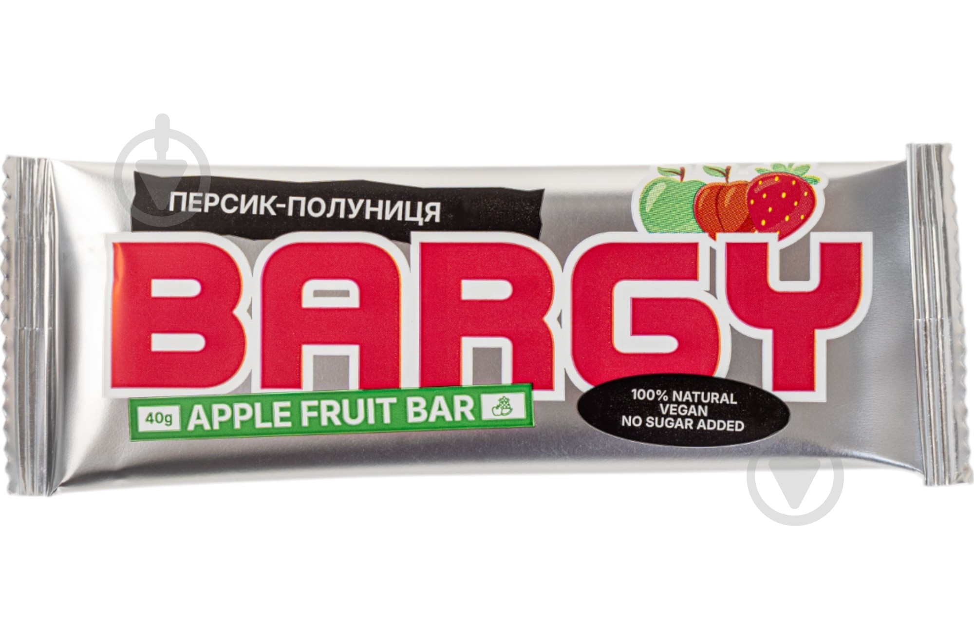 Батончик ТМ BARGY Персик-клубника 40 г - фото 1