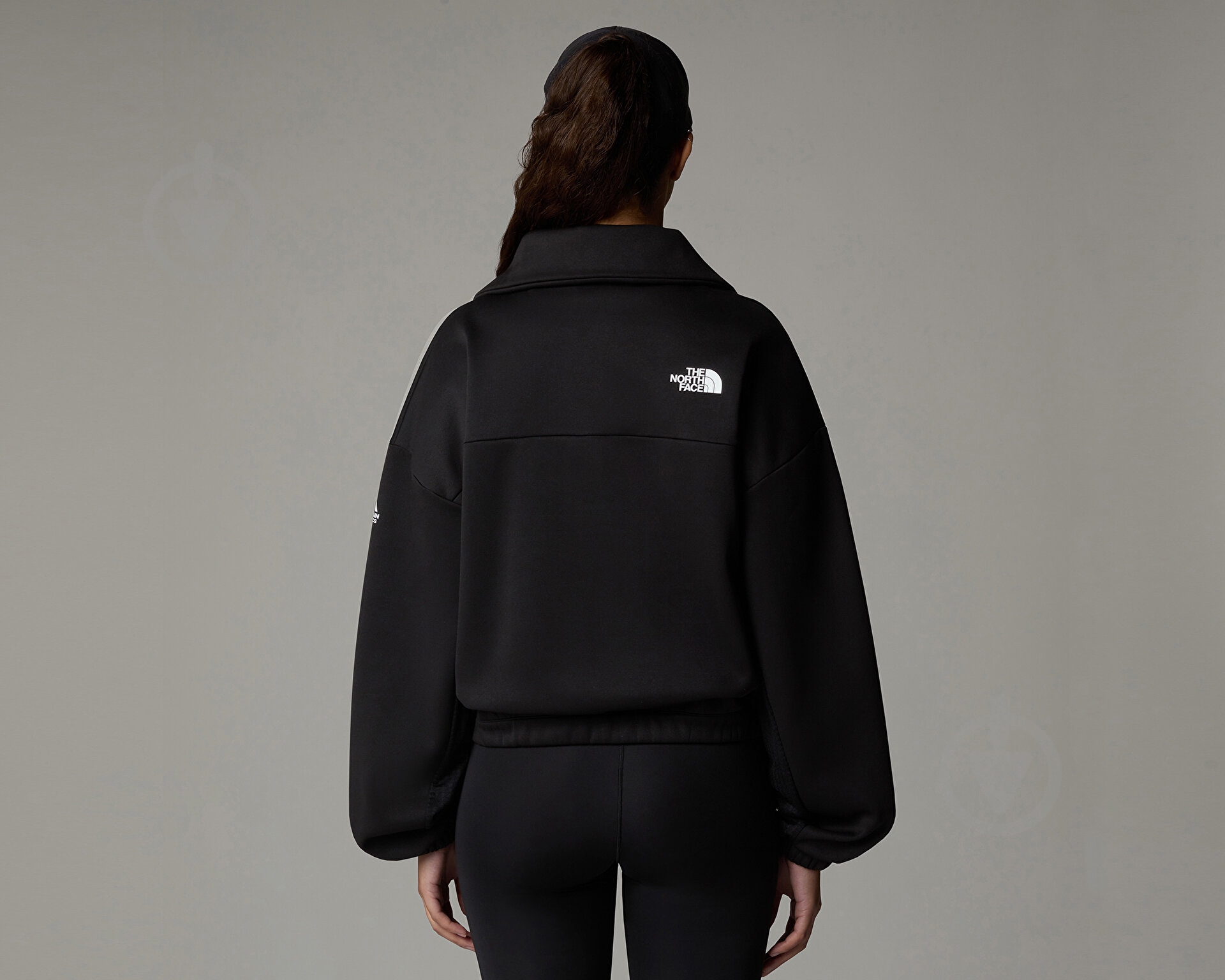 Джемпер THE NORTH FACE W MA FLEECE INTEREST 1/4 ZIP NF0A8BFPJK31 р.XS чорний - фото 2 Джемпер THE NORTH FACE W MA FLEECE INTEREST 1/4 ZIP NF0A8BFPJK31 р.XS чорний - фото 2