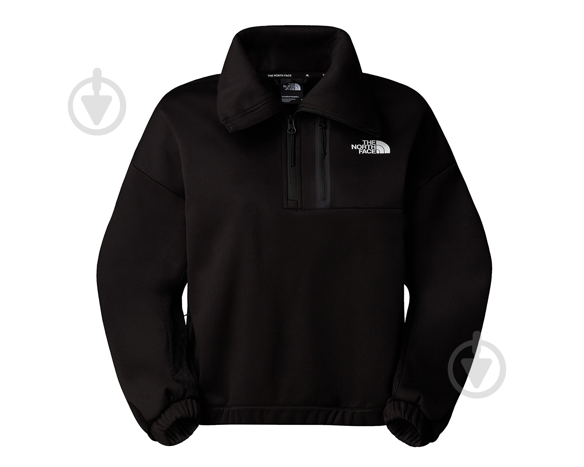 Джемпер THE NORTH FACE W MA FLEECE INTEREST 1/4 ZIP NF0A8BFPJK31 р.XS чорний - фото 5 Джемпер THE NORTH FACE W MA FLEECE INTEREST 1/4 ZIP NF0A8BFPJK31 р.XS чорний - фото 5