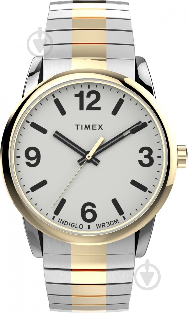 Наручний годинник Easy Reader Timex silver/gold (Tx2u98600) - фото 1 Наручний годинник Easy Reader Timex silver/gold (Tx2u98600) - фото 1