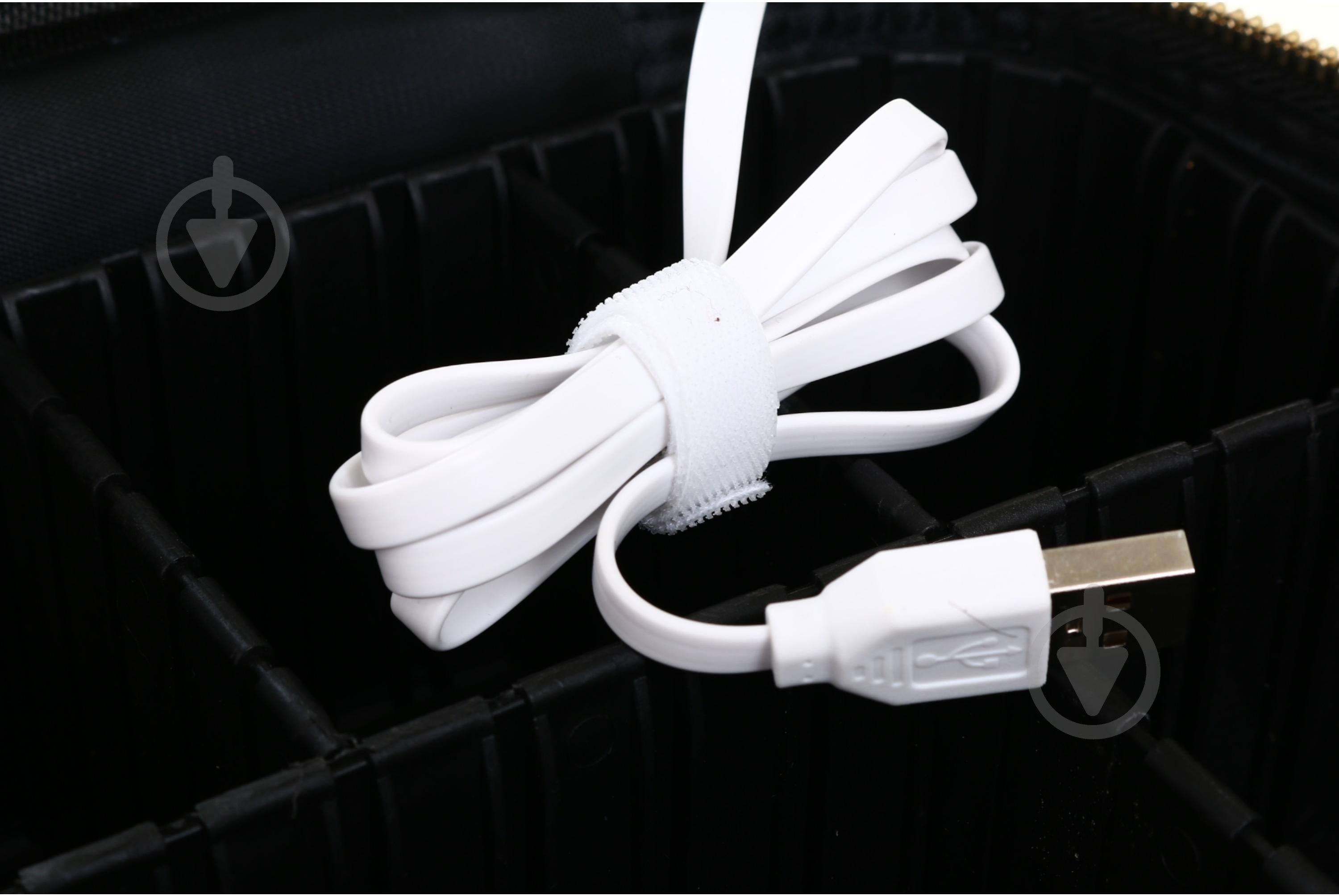 Кейс черный для косметики з підсвіткою дзеркала LED Stargirl, черный - фото 6