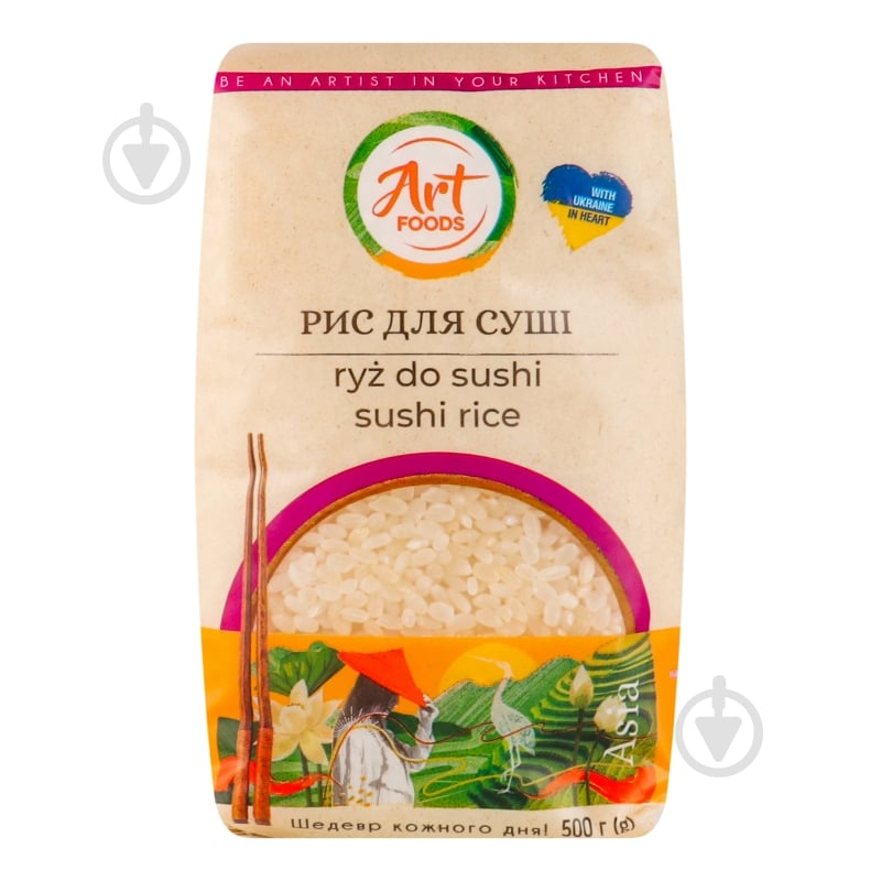 Рис Аrt Foods для суши 500 г - фото 1