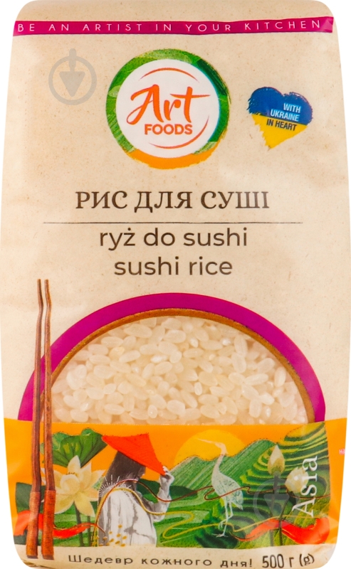 Рис Аrt Foods для суши 500 г - фото 2