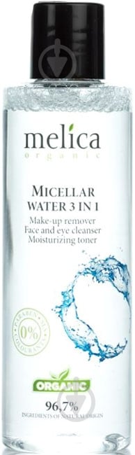 Мицеллярная вода Melica Organic Micellar Water 3в1 200 мл - фото 1 Мицеллярная вода Melica Organic Micellar Water 3в1 200 мл - фото 1