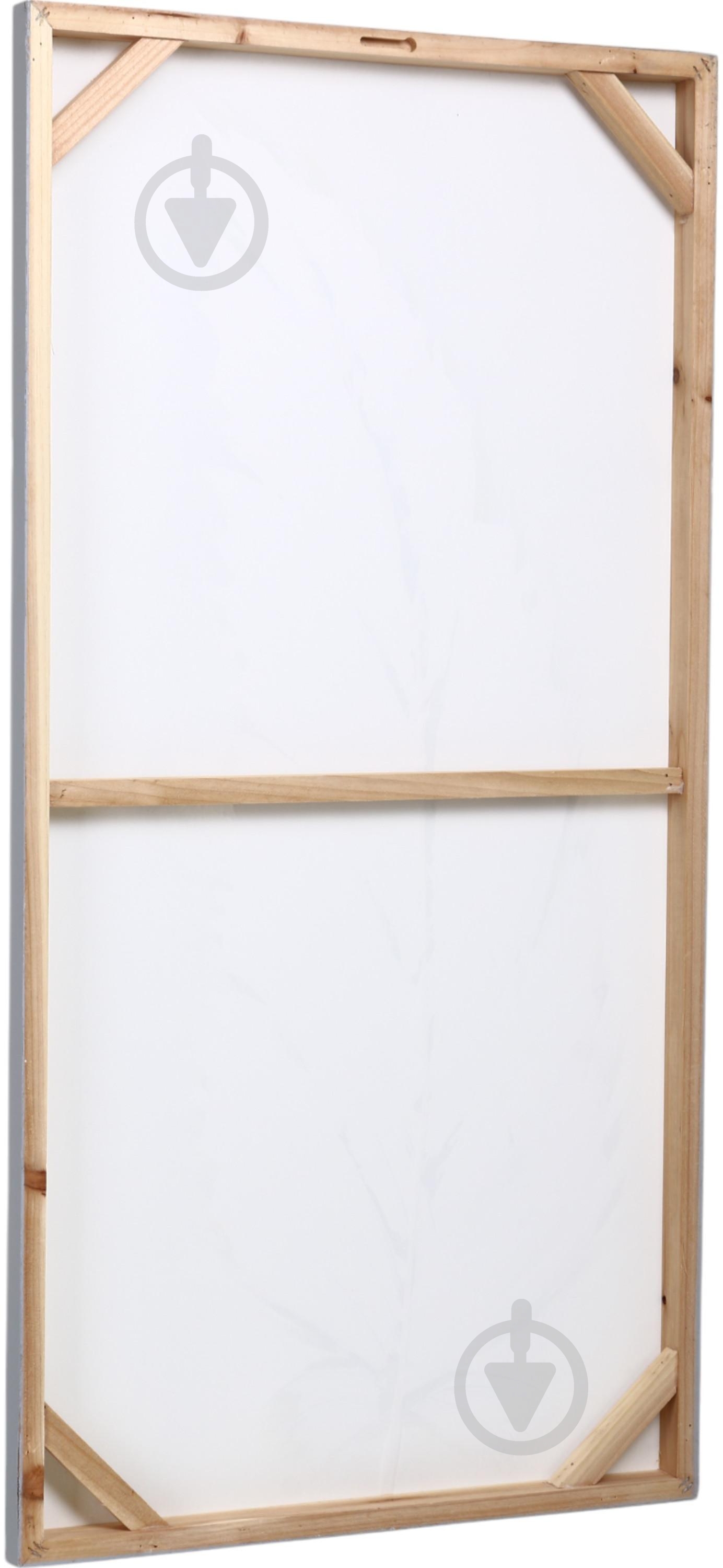 Картина Silver feather first 50x100 см - фото 5