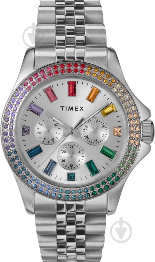 Наручные часы Kaia Timex silver (Tx2w33000) - фото 1 Наручные часы Kaia Timex silver (Tx2w33000) - фото 1