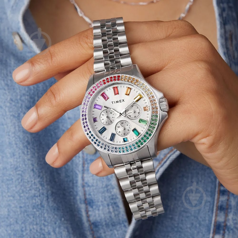 Наручные часы Kaia Timex silver (Tx2w33000) - фото 2 Наручные часы Kaia Timex silver (Tx2w33000) - фото 2