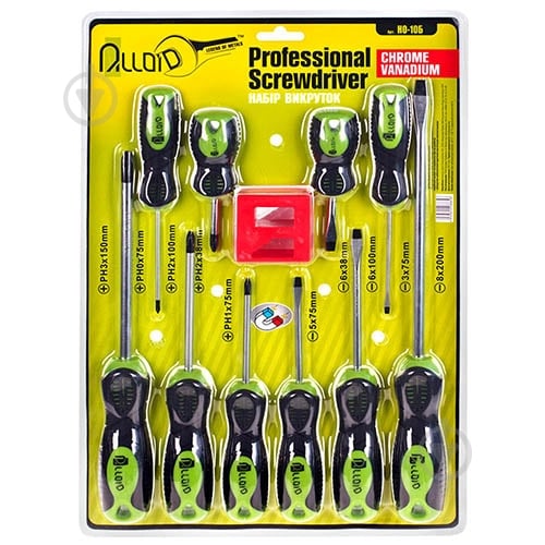 Набор отверток Alloid НО-10Б - фото 1