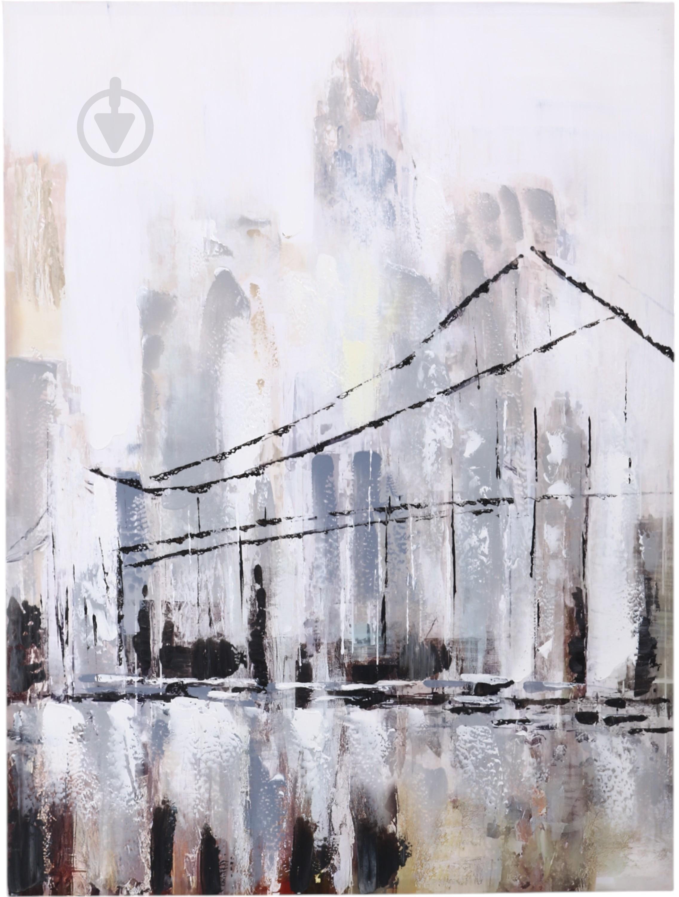 Картина Rainy town first 75x100 см - фото 1 Картина Rainy town first 75x100 см - фото 1