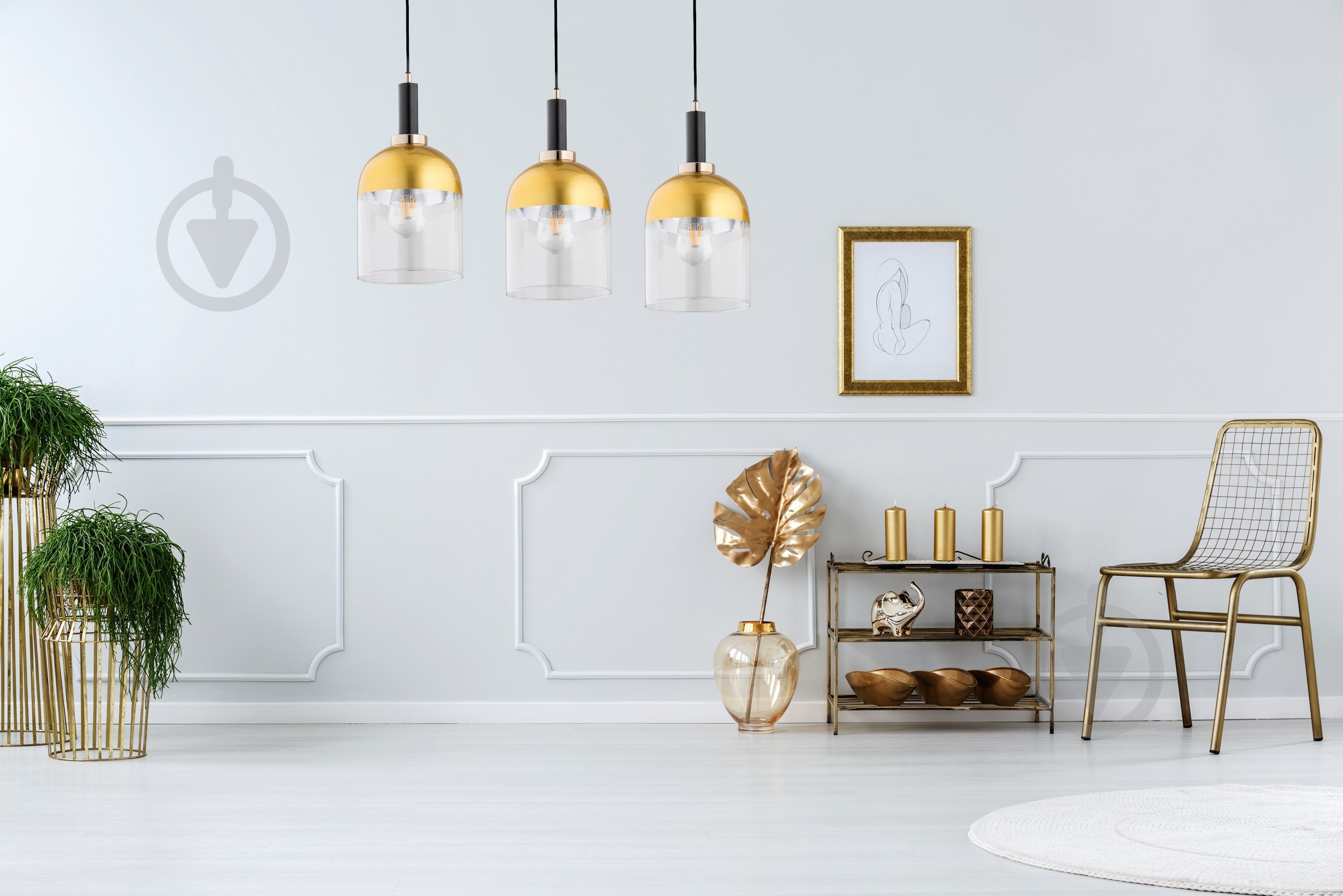 Люстра подвесная ALFA 60 Вт /E27 62189 - фото 2