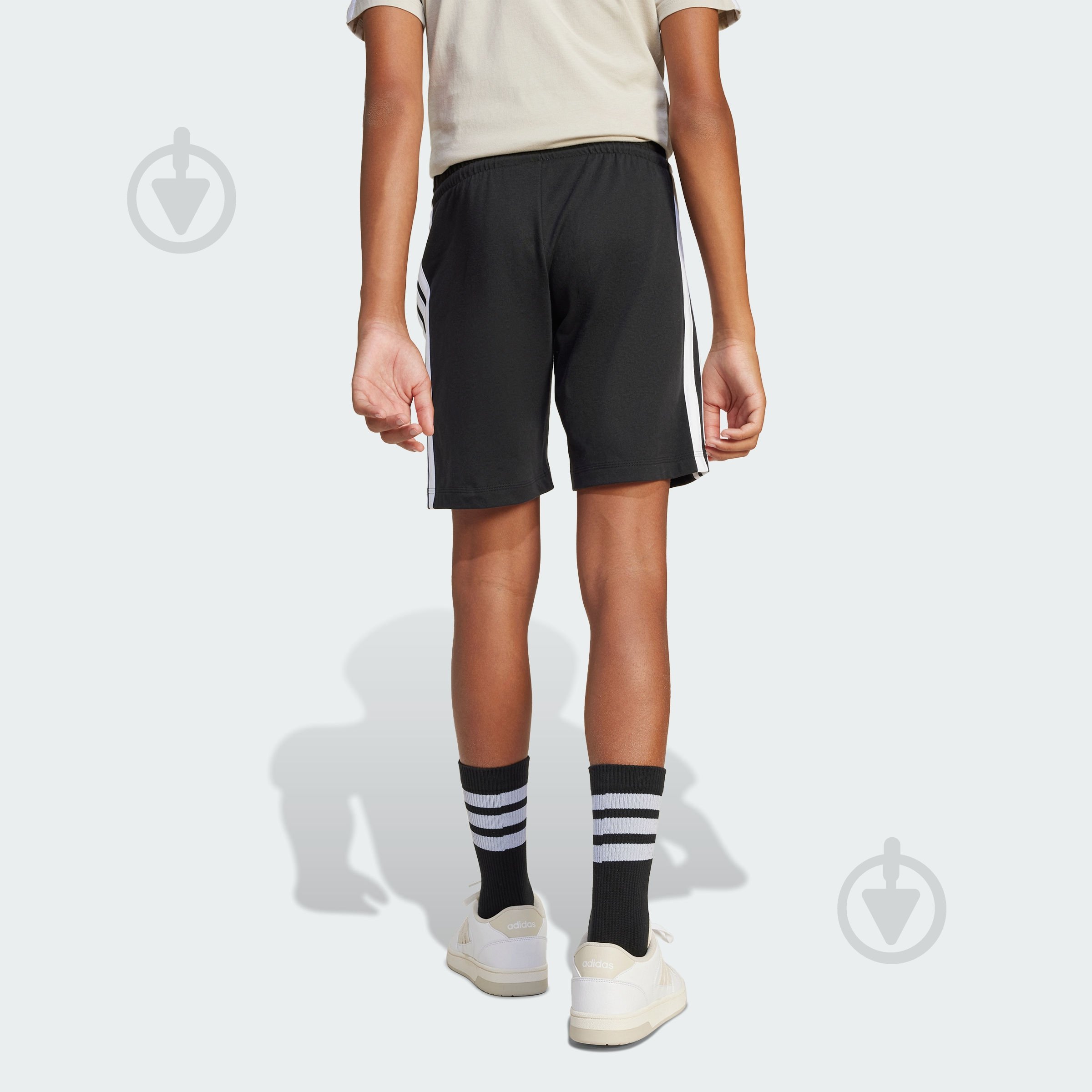 Шорти Adidas J 3S KN SH 210 JE0310 р. 9-10YRS чорний - фото 2