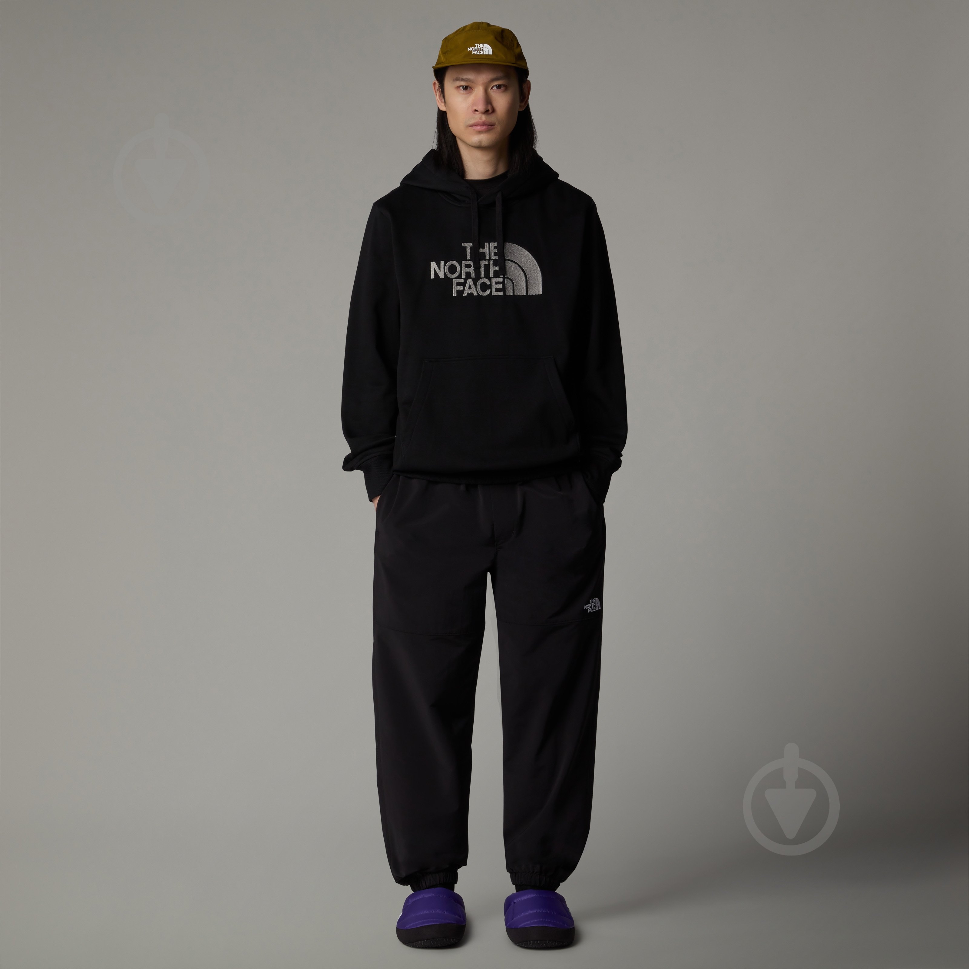 Джемпер THE NORTH FACE M DREW PEAK PULLOVER HOODIE NF0A89EMJK31 р.M черный - фото 3